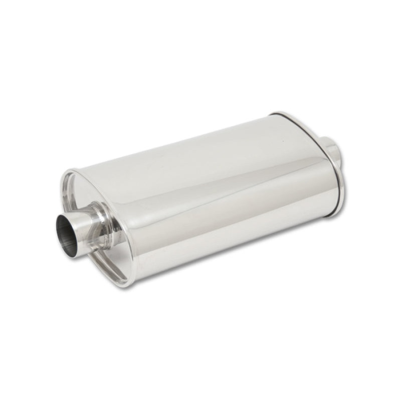 Vibrant StreetPower Oval Muff 5in x 9in x 15in long body 2.25in in I.D. x 2.25in out Center-Center