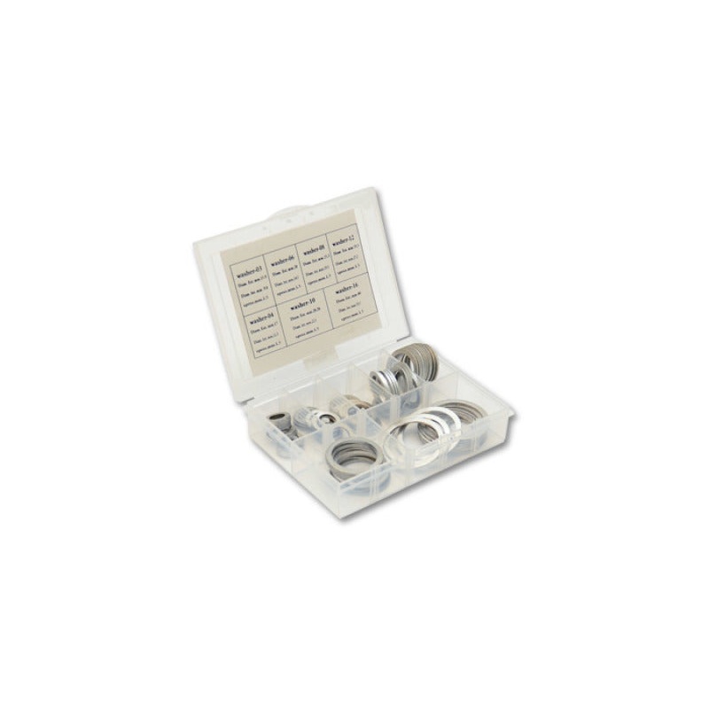 Vibrant Box Set of Crush Washers - 10 of each Size: -3AN to -16AN