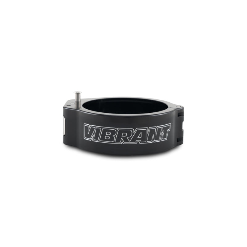Vibrant 2.5in O.D. Aluminized HD 2.0 Clamp - Anodized Black (Clamp Only)