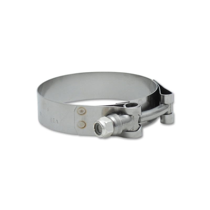 Vibrant SS T-Bolt Clamps Pack of 2 Size Range: 2.53in to 2.75in O.D. For use w/ 2.25in I.D. coupling