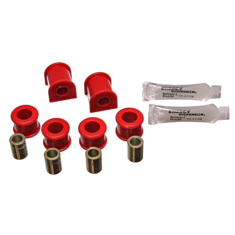 Energy Suspension 90-97 Mazda Miata Red 12.5mm Rear Sway Bar Bushings (includes Sway Bar End Link Bu