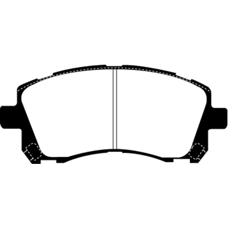 EBC 98-02 Subaru Forester 2.5 Yellowstuff Front Brake Pads