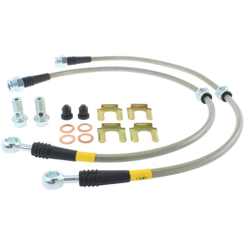 StopTech 95-99 Mitsubishi Eclipse Stainless Steel Front Brake Lines