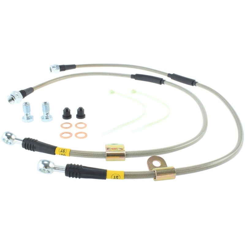 StopTech 00-06 Suburban 2500 2WD / 03-06 4WD / 03-07 Hummer H2 Stainless Steel Front Brake Line Kit