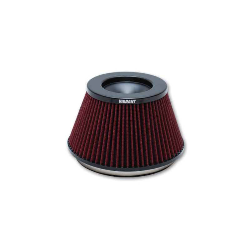 Vibrant The Classic Perf Air Filter 5in OD Conex3-5/8in Tallx6in ID Bellmouth VelocityStack10950-52