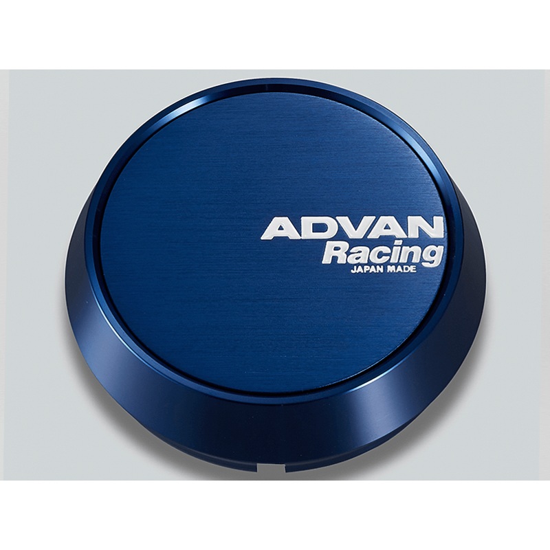 Advan Racing Center Cap - 63MM Bore - Middle / Medium Type - Anodized Blue Alumite