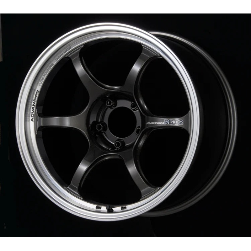 Advan Racing RG-D2 Machining & Black Gunmetallic Wheel - 15x8.0 +28 4x100
