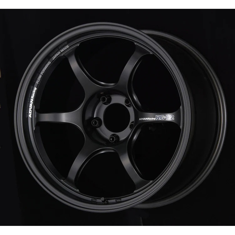 Advan Racing RG-D2 Semi Gloss Black Wheel - 16x7.0 +42 4x100