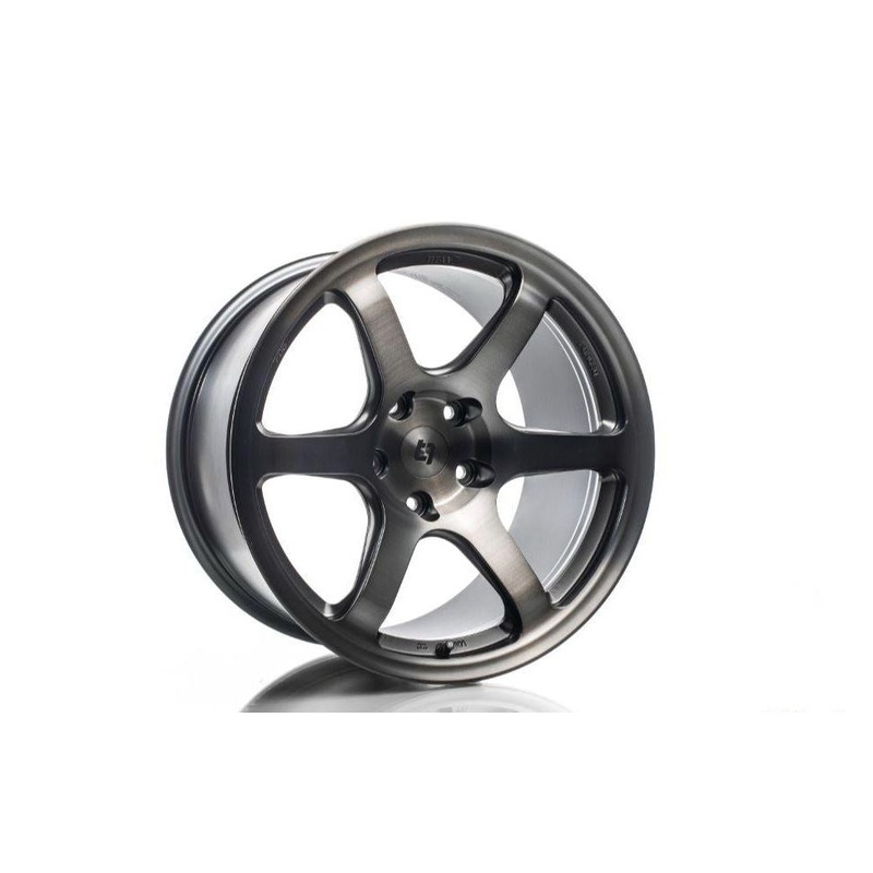 Titan 7 T-D6e 18x10.5 5x120 25mm - Hybrid Dark Machine - Single Wheel