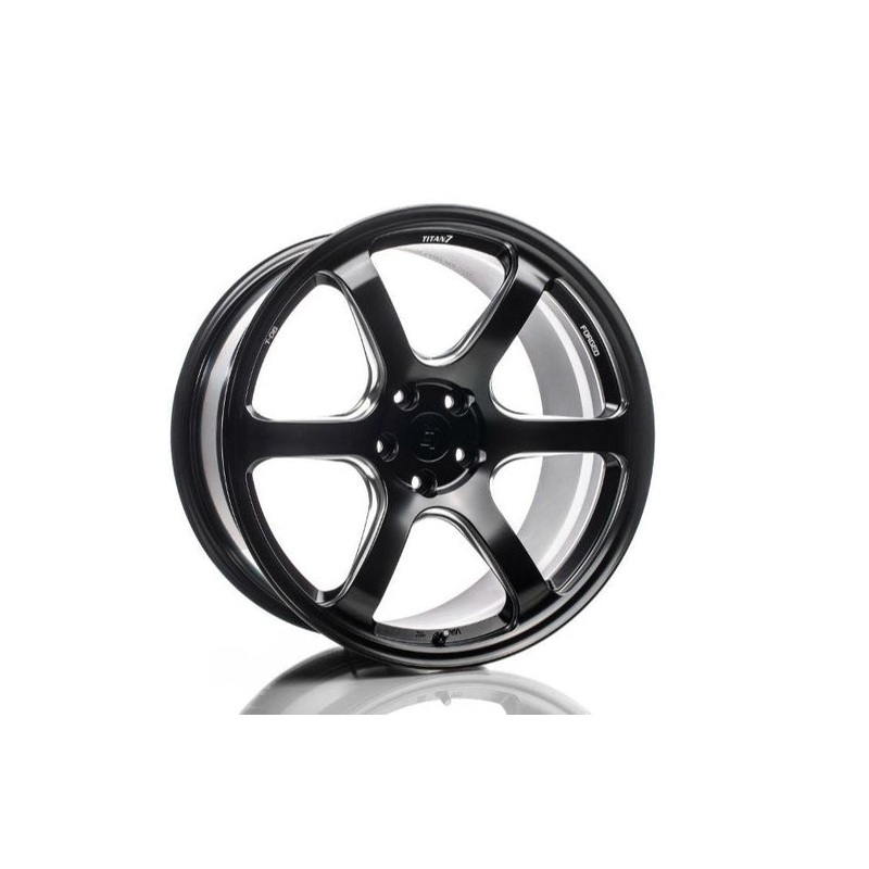 Titan 7 T-D6e 18x10.5 5x120 25mm - Machine Black - Single Wheel