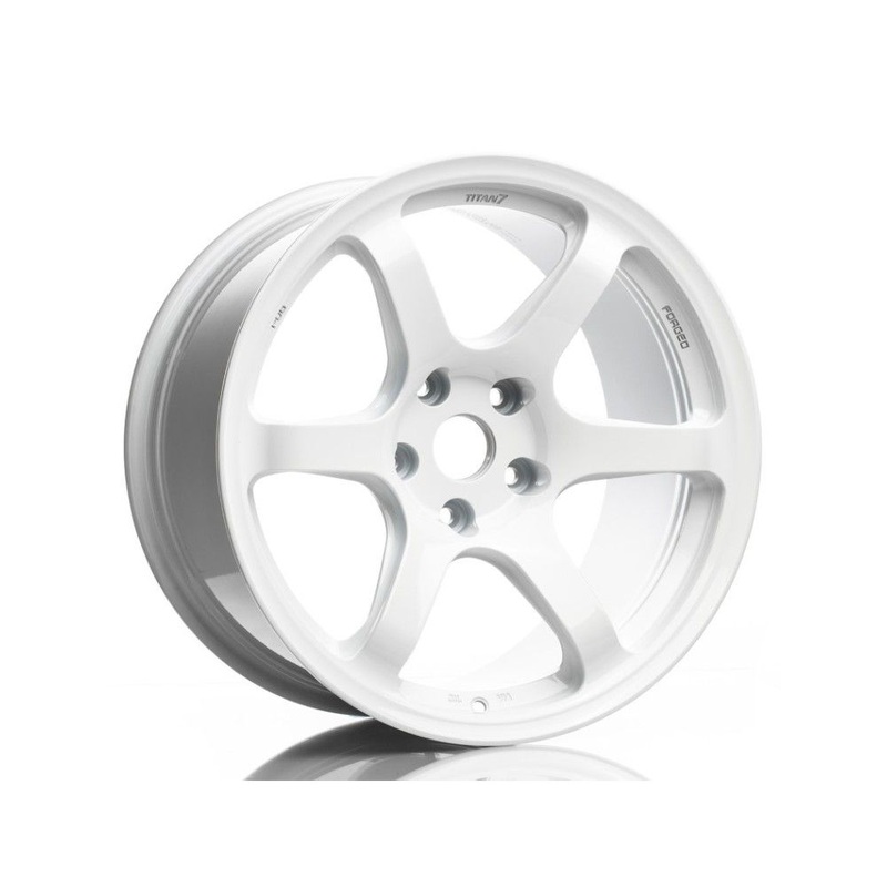 Titan 7 T-D6e 18x10.5 5x120 25mm - Speedline White - Single Wheel