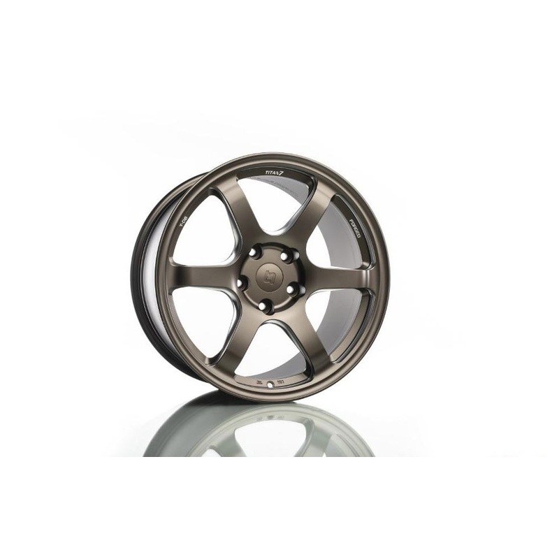 Titan 7 T-D6e 18x10 5x120 25mm - Techna Bronze - Single Wheel