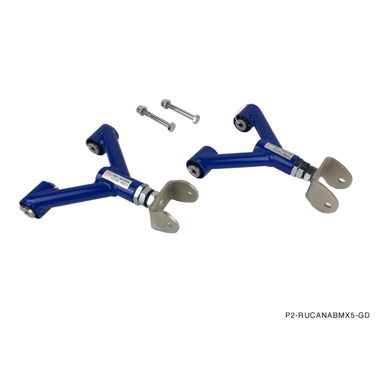 Phase 2 (P2M) Adjustable Rear Upper Camber Control Arms Set RUCA - Miata NA NB (1990-2005)