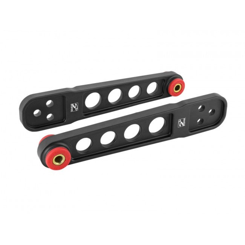 Skunk 2 LCA Lower Camber Control Arms - Black - Honda Civic & Si (2001-2005)