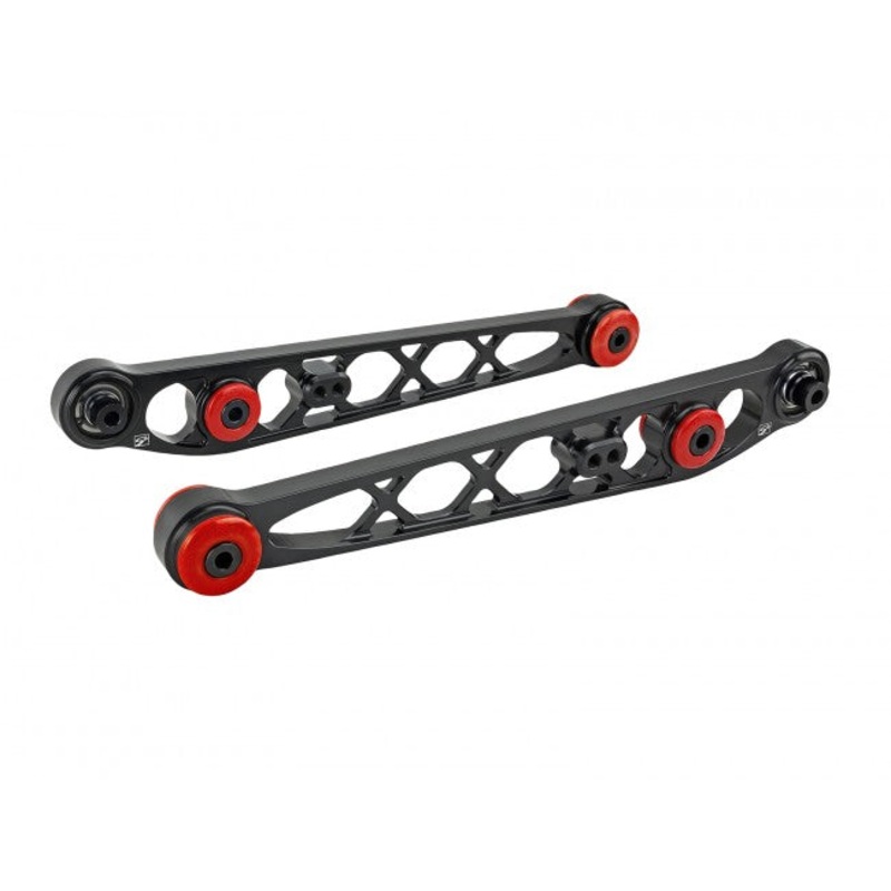 Skunk 2 Ultra Rear Lower Control Arms Set - Black - Honda Civic EK (1996-2000)
