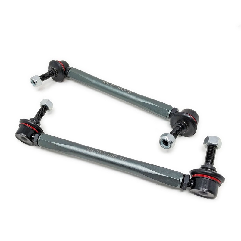 GSP GodSpeed Project 210mm - 270mm Front Sway Bar Adjustable Links Set w/ 12mm Bolts - Universal