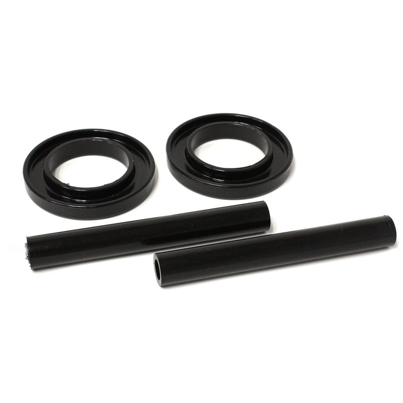 Energy Suspension Front Coil Spring Isolator Set - Black - Ford Mustang (1983-2004)