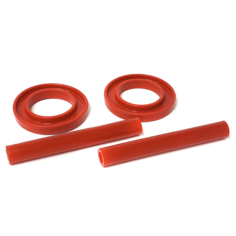 Energy Suspension Front Coil Spring Isolator Set - Red - Ford Mustang (1983-2004)