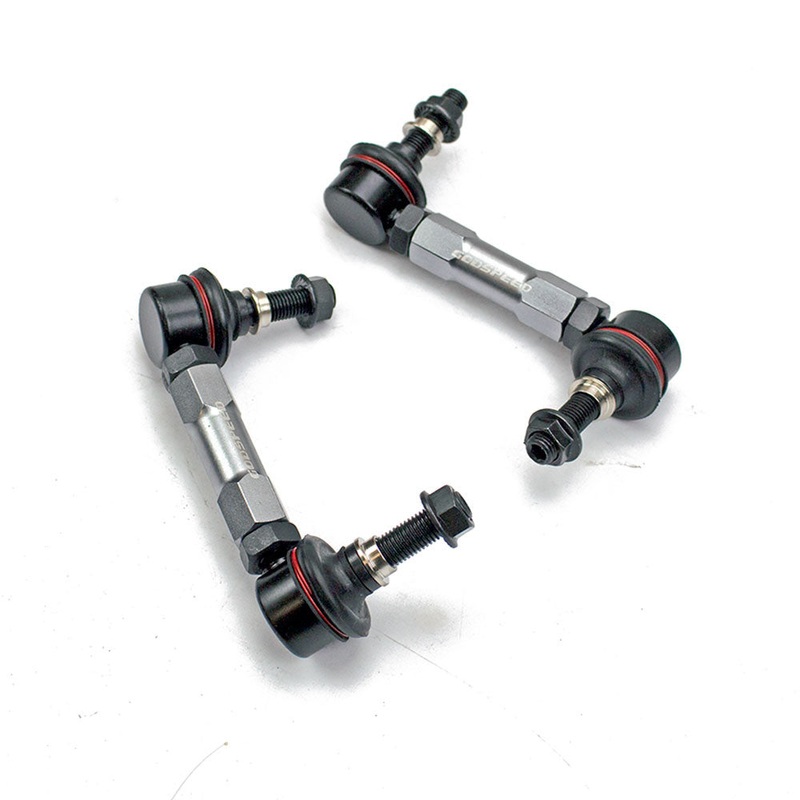 GSP GodSpeed Project 110mm - 140mm Front Sway Bar Adjustable Links Set w/ 10mm Bolts - Universal