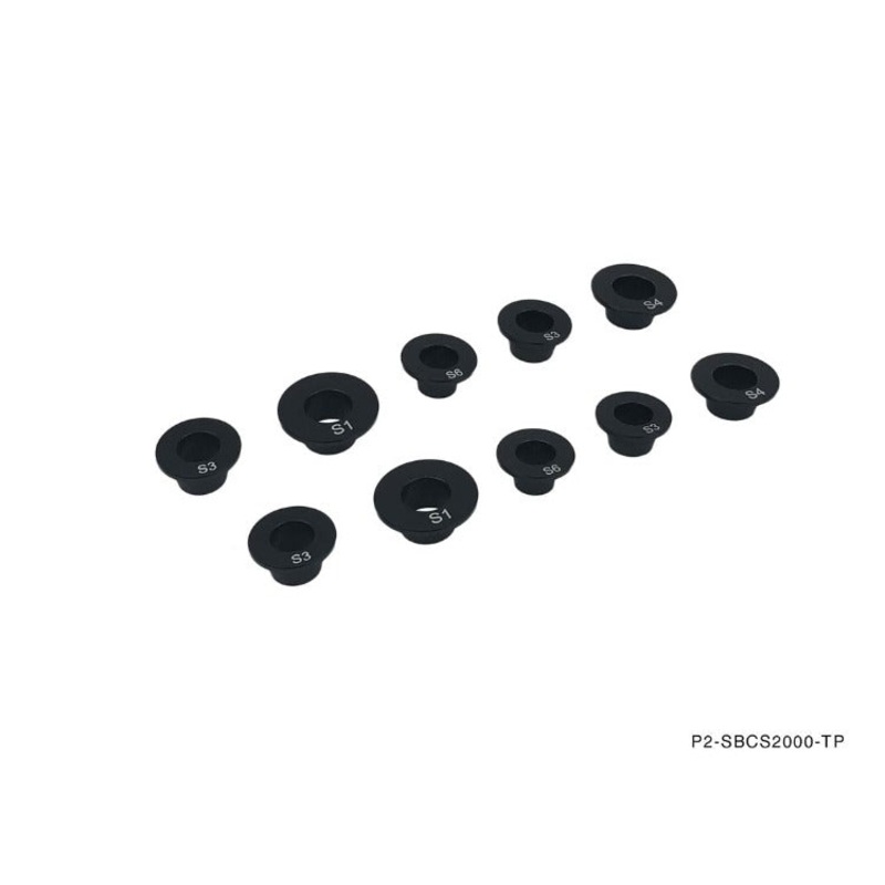 Phase 2 Motortrend (P2M) Subframe Rigid Collar Kit - Honda S2000 AP1 AP2 (2000-2009)