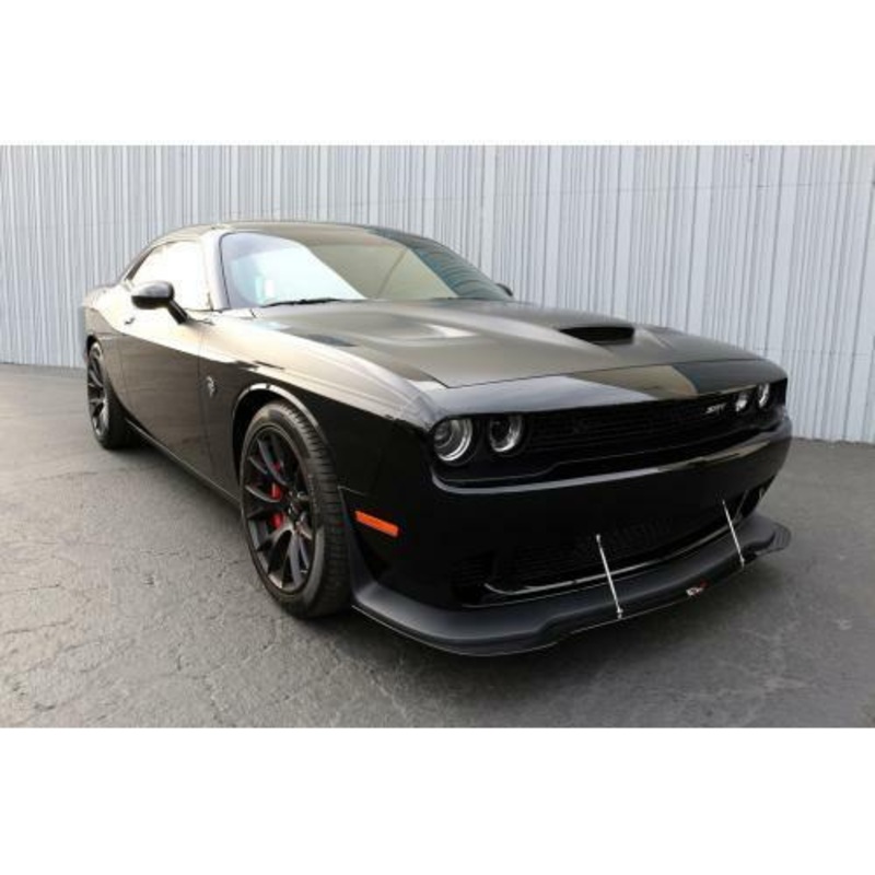 APR Performance Carbon Fiber Front Wind Splitter w/ Rods - Dodge Challenger SRT Hell Cat (2015+)