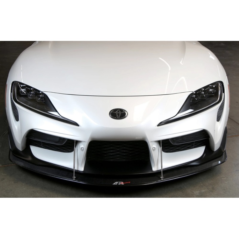 APR Performance Carbon Fiber Front Wind Splitter w/ Support Rods - Toyota Supra A90 (2019+)