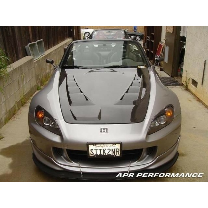 APR Performance Carbon Fiber Wind Splitter w/ Support Rods - Honda S2000 S2K AP2 W/ OE Lip (2004-2009)