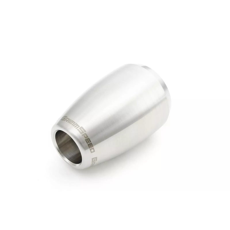 GrimmSpeed Classic Shift Knob - Raw Stainless Steel - 5 & 6 Speed - M12x1.25
