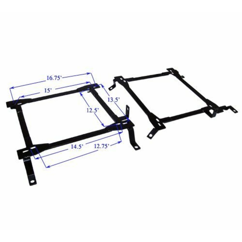 Megan Racing Seat Brackets Driver & Passenger Side - Nissan Z33 350z (2003-2009)