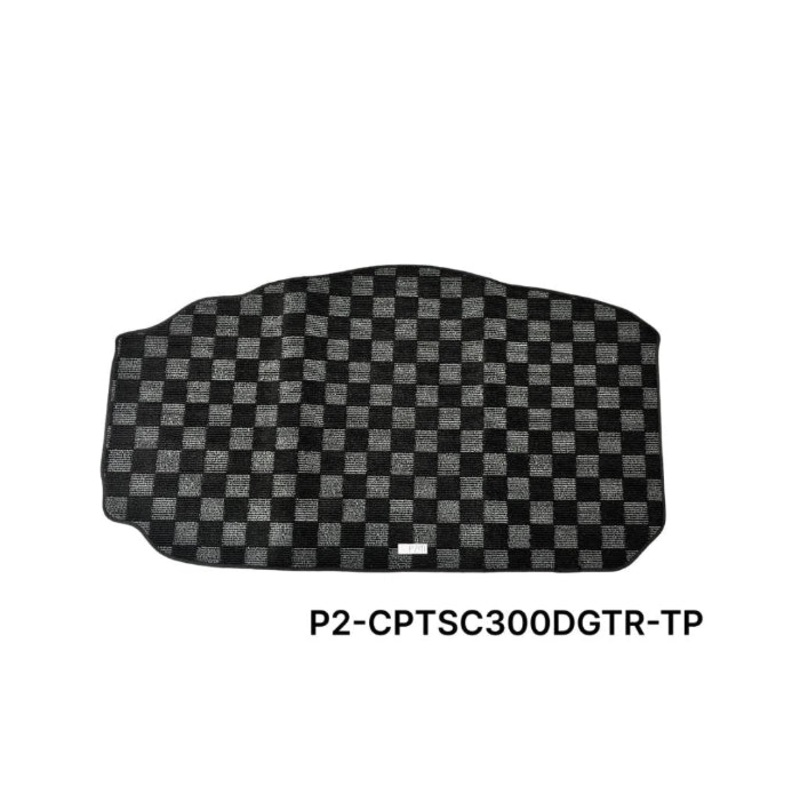 Phase 2 Motortrend (P2M) Checkered Carpet Race Trunk Mat - Lexus SC300 SC400 [Z30] (1991-2000)