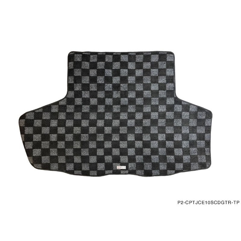 Phase 2 Motortrend (P2M) Checkered Carpet Trunk Mat - Lexus IS300 Altezza Sport Cross Wagon (2002-2005)