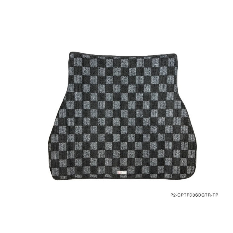 Phase 2 Motortrend (P2M) Checkered Carpet Trunk Mat - Mazda RX-7 FD3S (1992-2002)