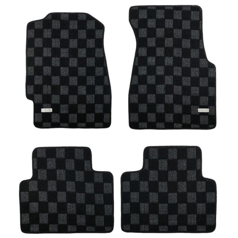 Phase 2 Motortrend (P2M) Front & Rear Standard Carpet Floor Mats - Honda Civic EG6 Hatchback (1991-1995)