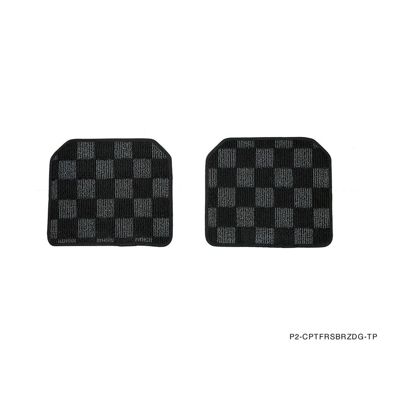 Phase 2 Motortrend (P2M) Rear Carpet Floor Mats - Scion FR-S (2013-2016) / Subaru BRZ (2013-2021) / Toyota GT86 (2016-2021)