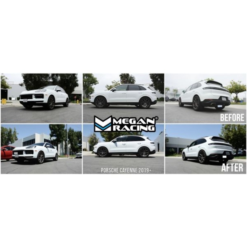 Megan Racing Performance Lowering Springs - Porsche Cayenne (EXC: GTS, Hybrid, Turbo GT) (2019+)