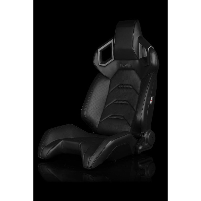 BRAUM RACING ALPHA-X SERIES SPORT RECLINABLE SEATS (BLACK)  PAIR