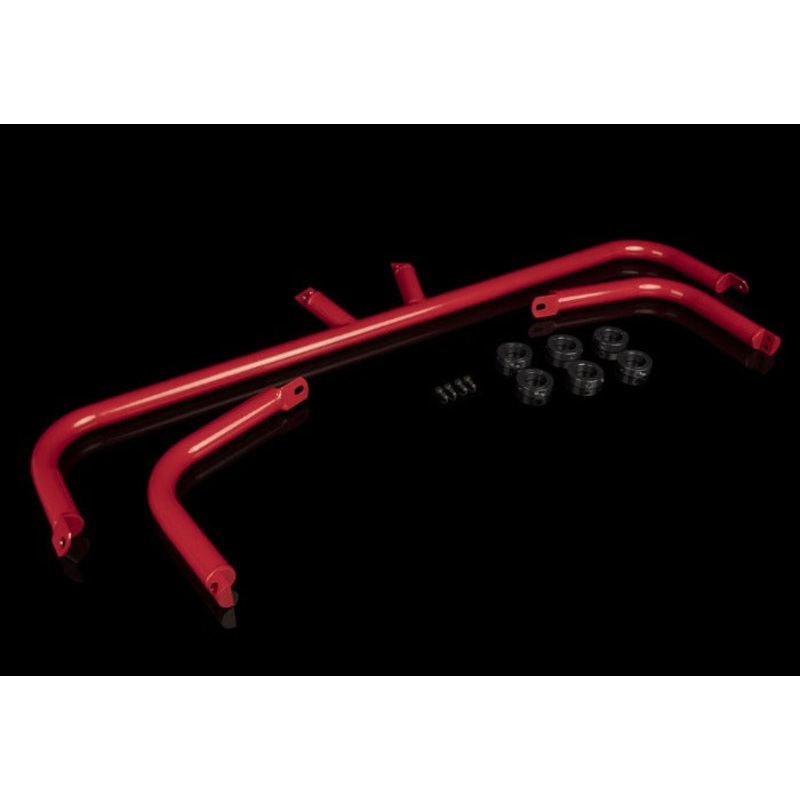 BRAUM Racing Seat Belt Harness Bar Kit - Red Gloss - Nissan Z33 350z (2003-2008)