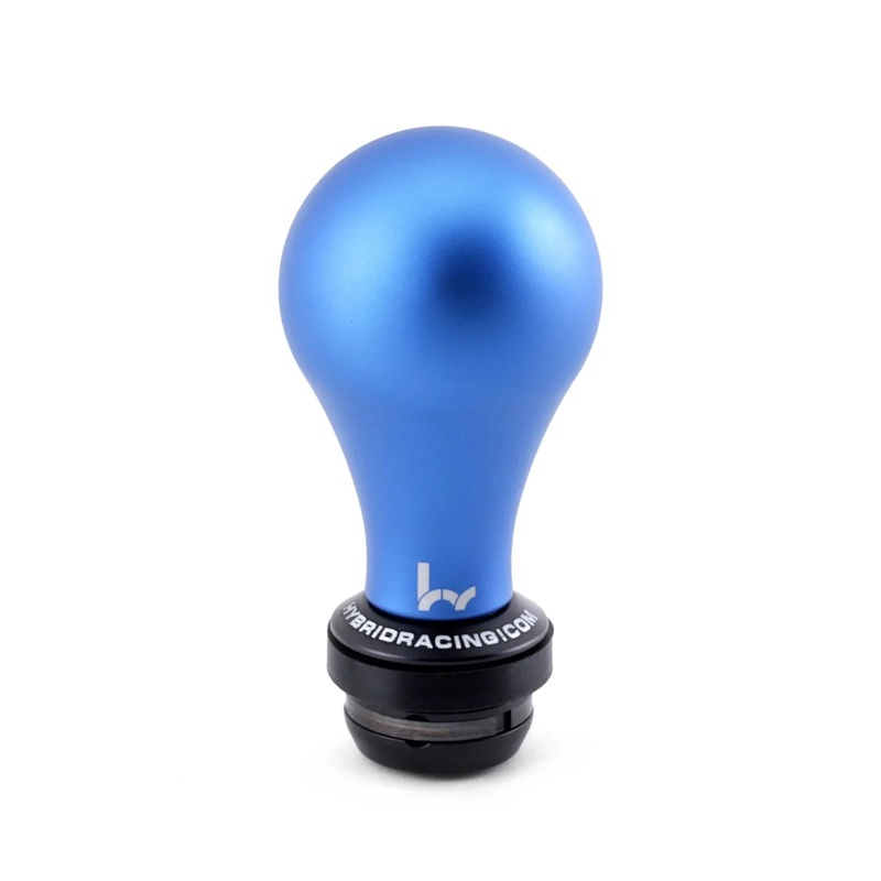 Hybrid Racing Shift Knob & Shift Boot Collar Combo - Dust Blue & Black - M10x1.5 thread