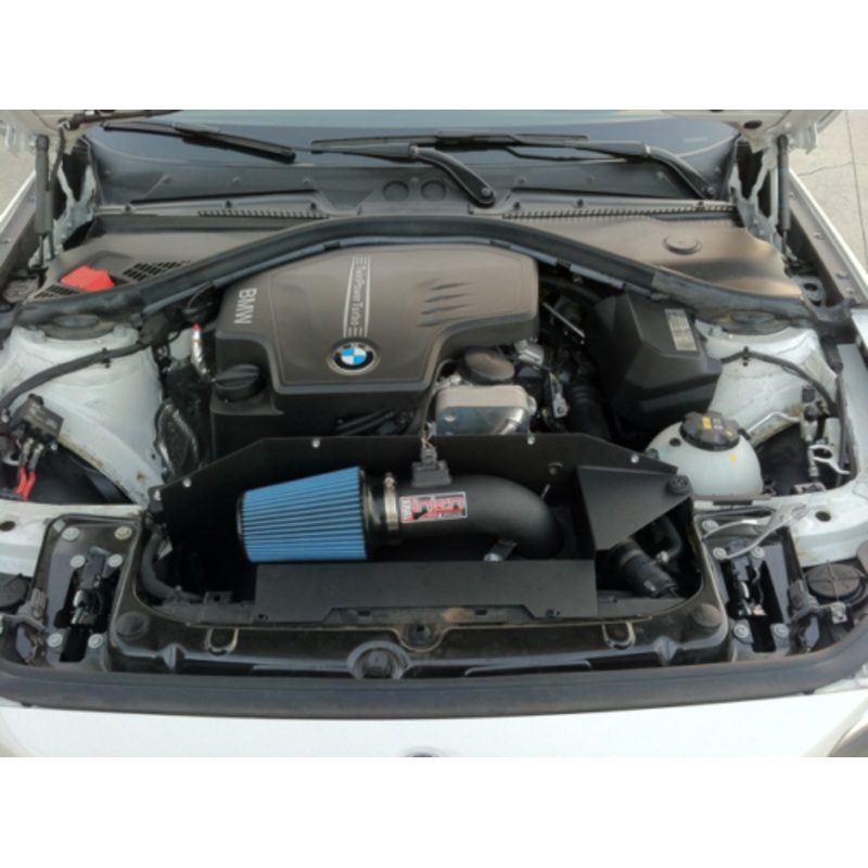 Injen SP Wrinkle Black Short Ram Air Intake System - BMW 420i 428i N20 N26 (2014-2016)