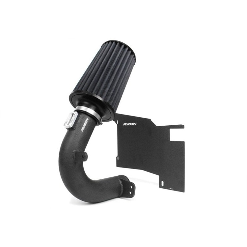 Perrin Performance Cold Air Intake w/ Heat Shield - Black - Subaru WRX (2015-2021)