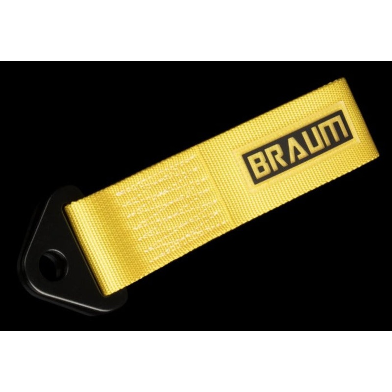 Braum Racing Universal Tow Strap - Yellow