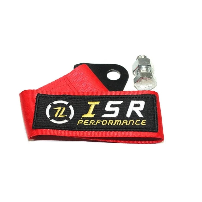ISR Performance Universal Racing Track Tow Strap - Red