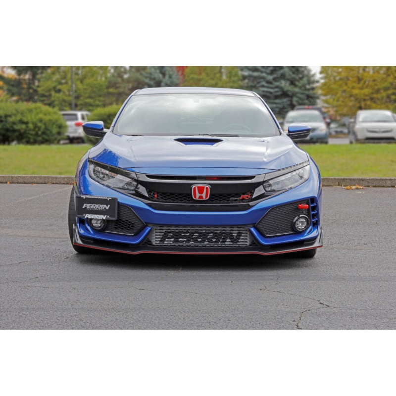 Perrin Front License Plate Holder Relocation Kit - Honda Civic Si & FK8 Type R (2017-2021)