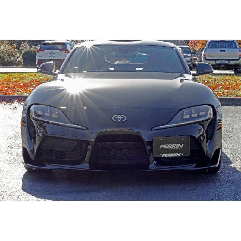 Perrin Front License Plate Holder Relocation Kit - Toyota GR Supra (2020+)