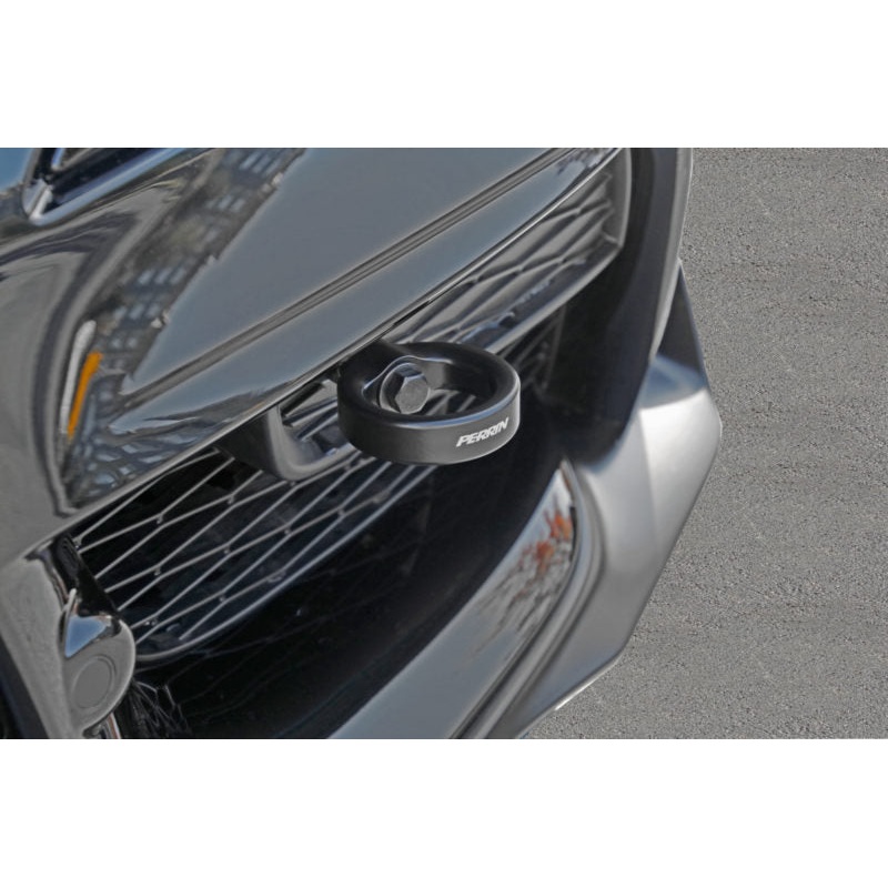 Perrin Performance Front Tow Hook Kit - Black - Toyota Supra A90 (2020+)