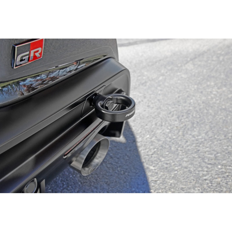 Perrin Performance Rear Tow Hook Kit - Black - Toyota Supra A90 (2020+)