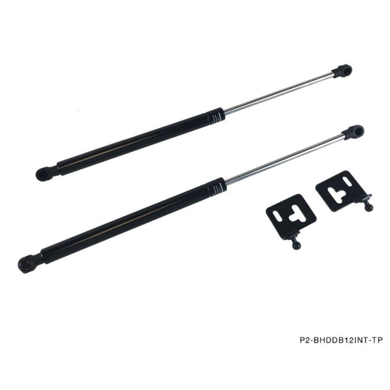 Phase 2 Motortrend (P2M) Black Series Engine Hood Bonnet Dampers Set - Acura Integra DB1 DB2 (1990-1993)