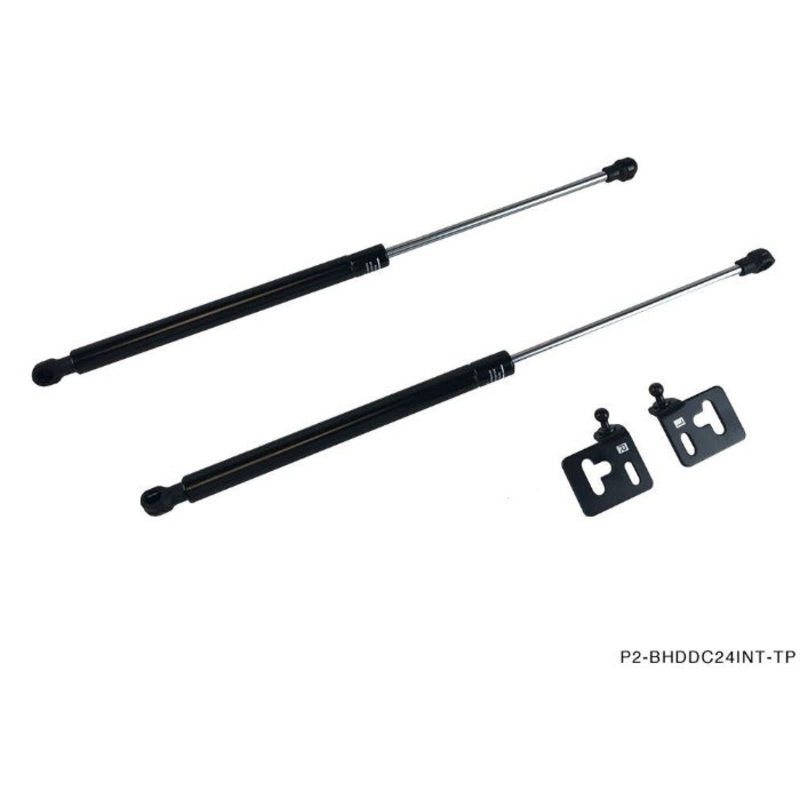 Phase 2 Motortrend (P2M) Black Series Engine Hood Bonnet Dampers Set - Acura Integra DC2 DC4 (1994-2001)