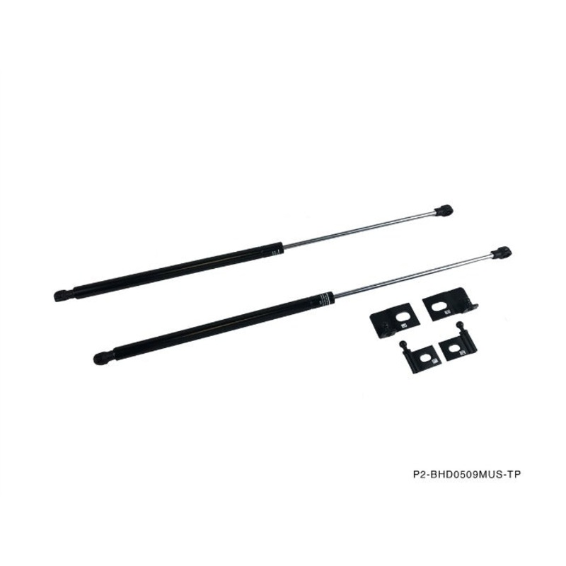 Phase 2 Motortrend (P2M) Black Series Engine Hood Bonnet Dampers Set - Ford Mustang (2005-2009)