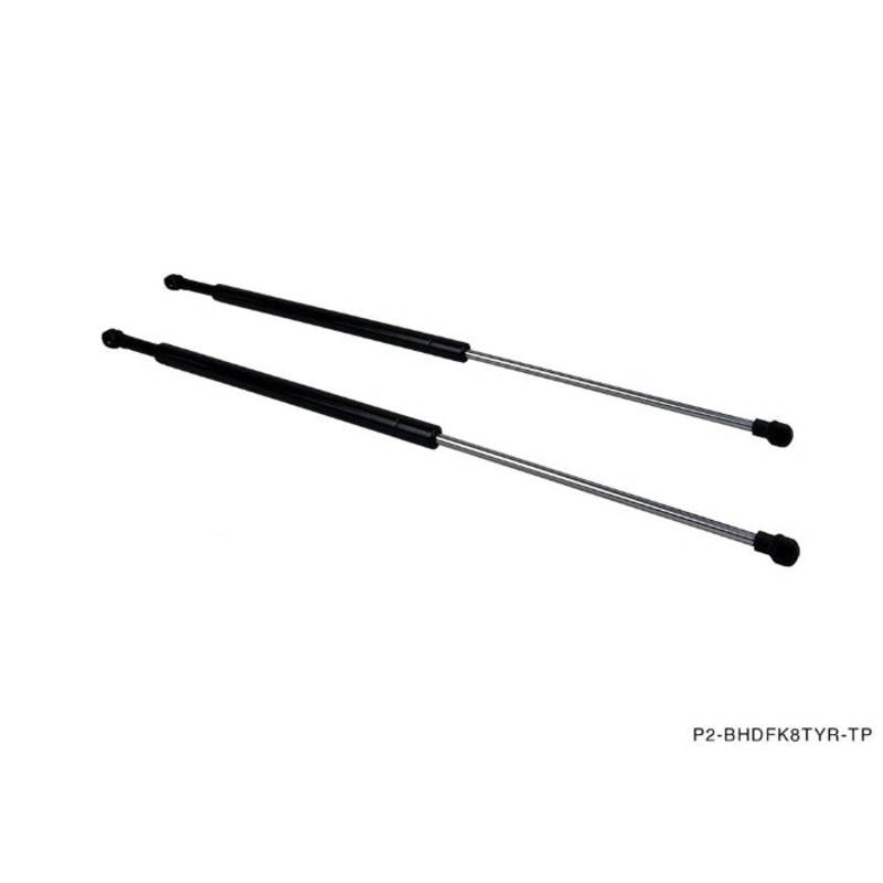 Phase 2 Motortrend (P2M) Black Series Engine Hood Bonnet Dampers Set - Honda Civic FC FK (2017-2020)